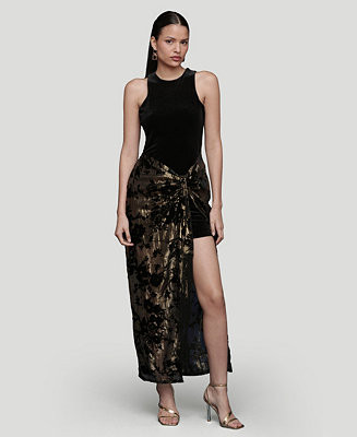 Women's Sarong Combo Fringe Drape Dress | Macy's