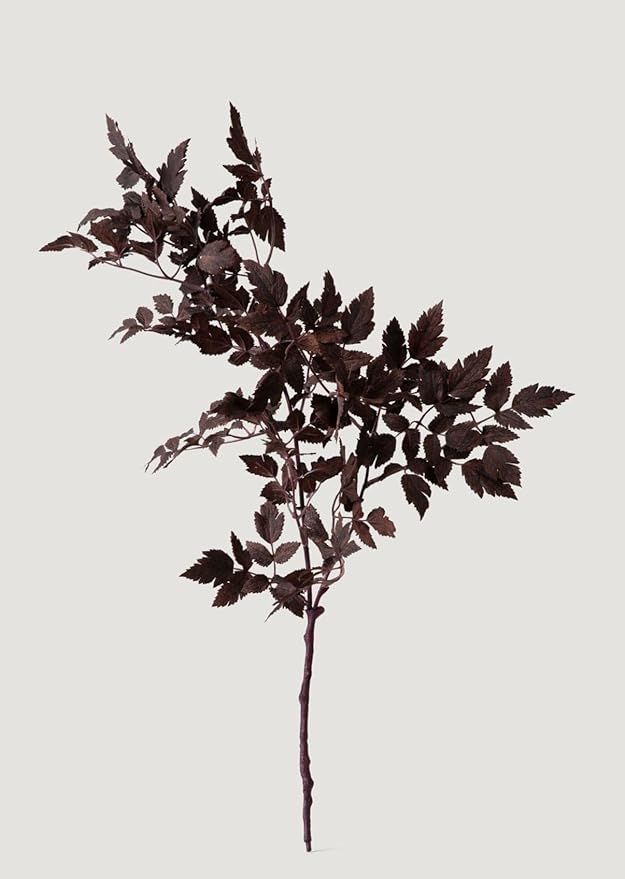 Afloral Fake Plants | New Plum Artificial Cimicifuga Plant Leaf Spray - 31" | Amazon (US)