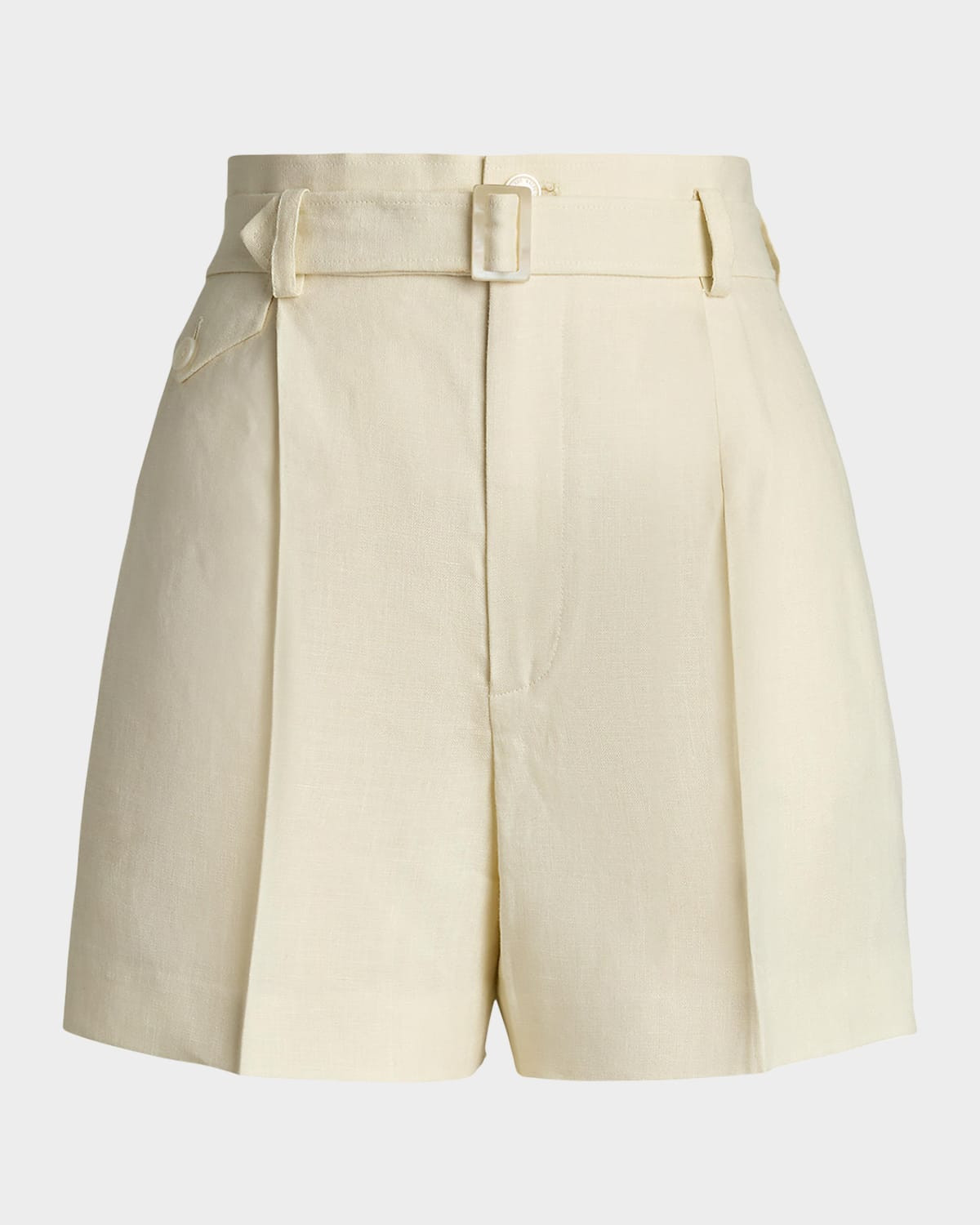 Denise Linen Shorts | Neiman Marcus