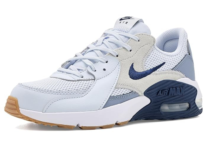 Nike Air Max Excee Women's Shoes White/Light Armory Blue/Ashen Slate/Black : 6.5 M, Leather/Textile | Zappos.com