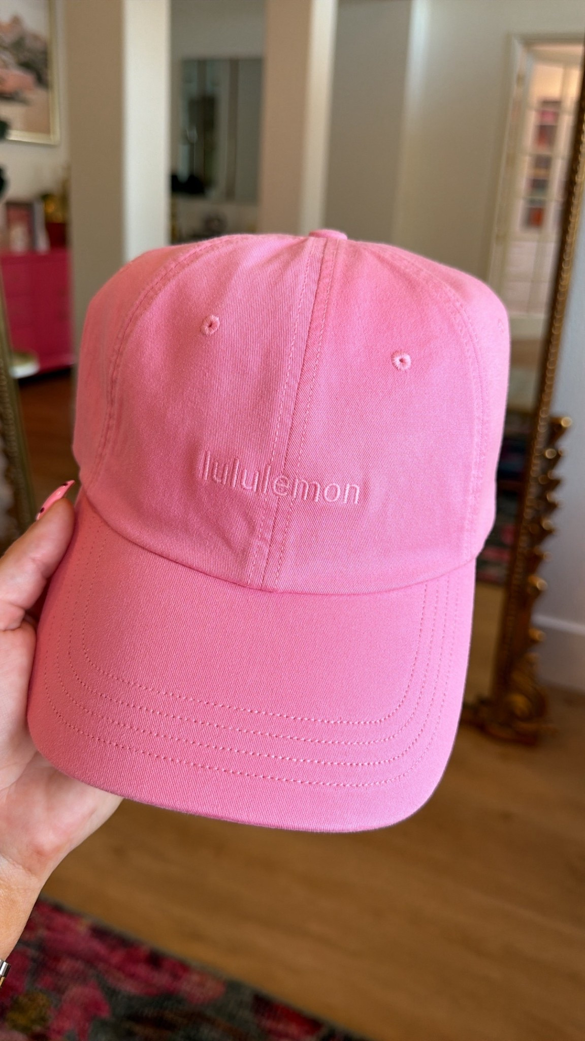 candy cloud pink baseball cap 

#LTKActive #LTKSeasonal
