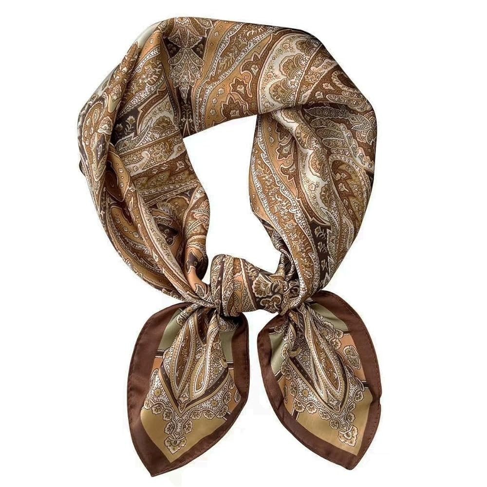 Hexchasty Head Hair Scarf Satin Silk Feeling Scarves for Women Lightweight Fashion Bag Purse Scar... | Amazon (US)