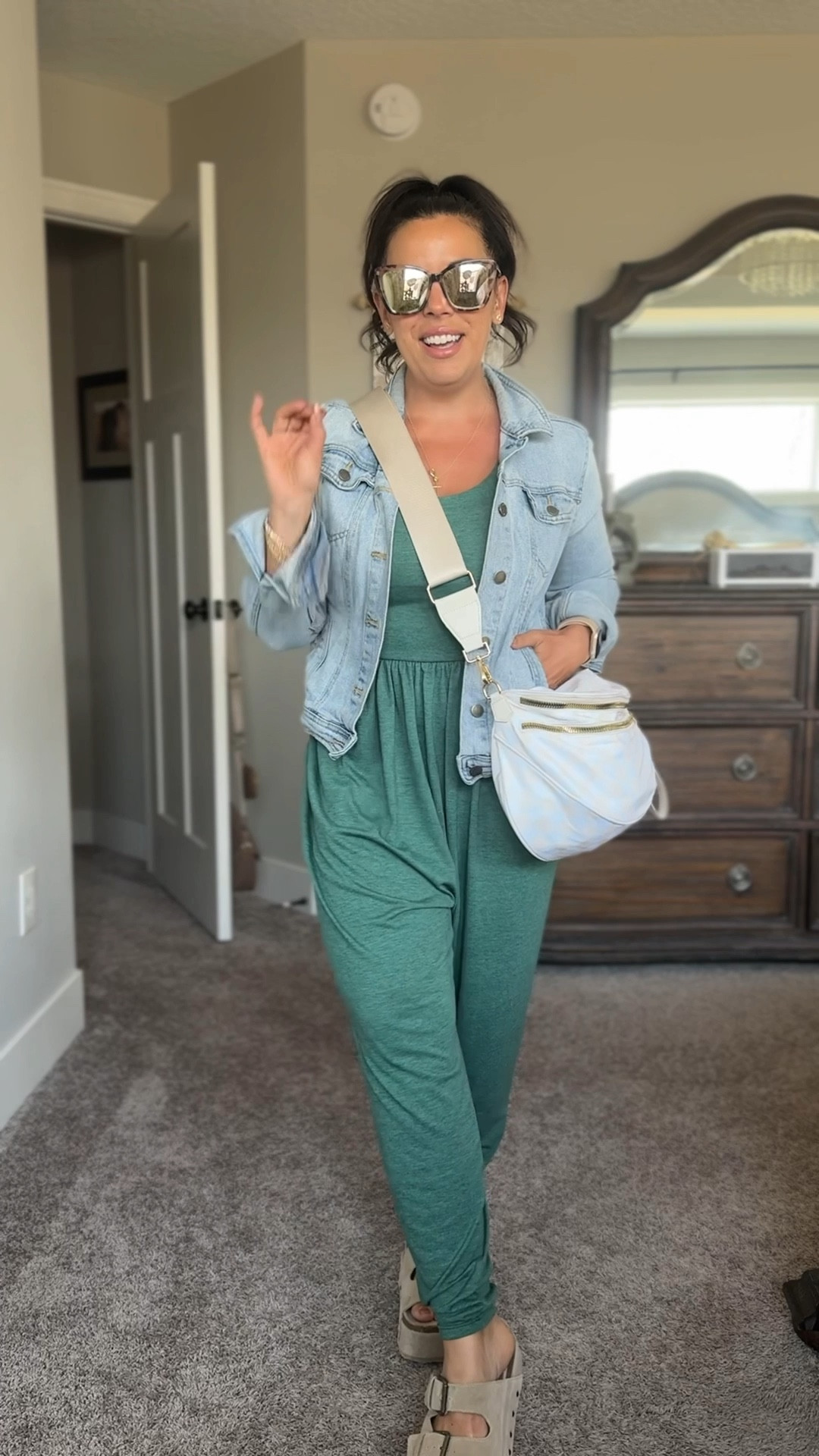 The easy peezy jumpsuit every busy mom needs!
This Halara backless one-piece is cute, comfy & perfect for mom life.
Dress it up or down + bathroom breaks? A breeze!
#MomStyle #JumpsuitSeason #HalaraFinds #OOTD #SpringFashion #EasyOutfit #MomApproved #petitejumpsuit