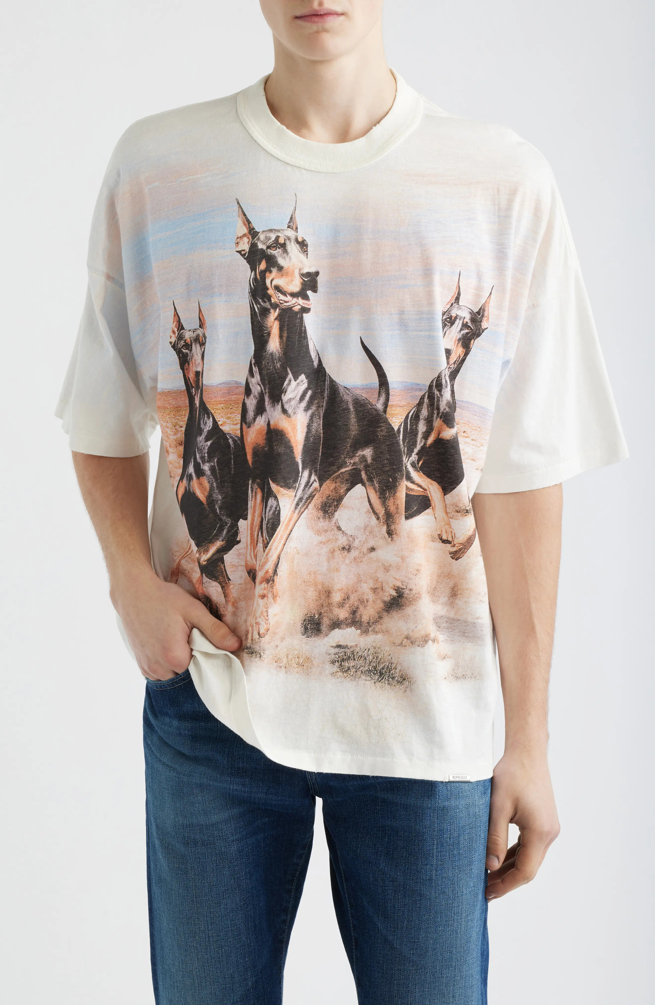 Represent Western Doberman Graphic T-Shirt (Men) | Nordstrom | Nordstrom