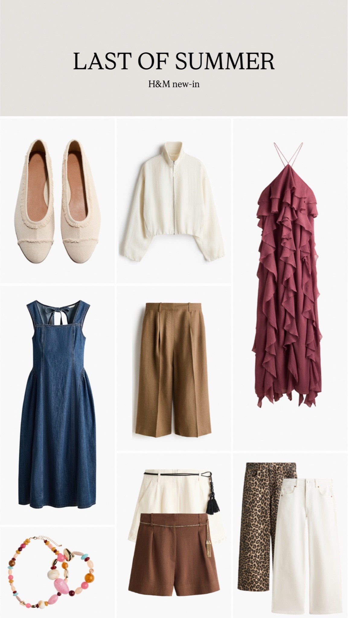 Late summer inspo 💞 H&M new-in

#LTKuk #LTKsummer #LTKstyletip