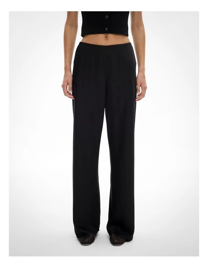 Bias Pull On Pant in Black | Myer