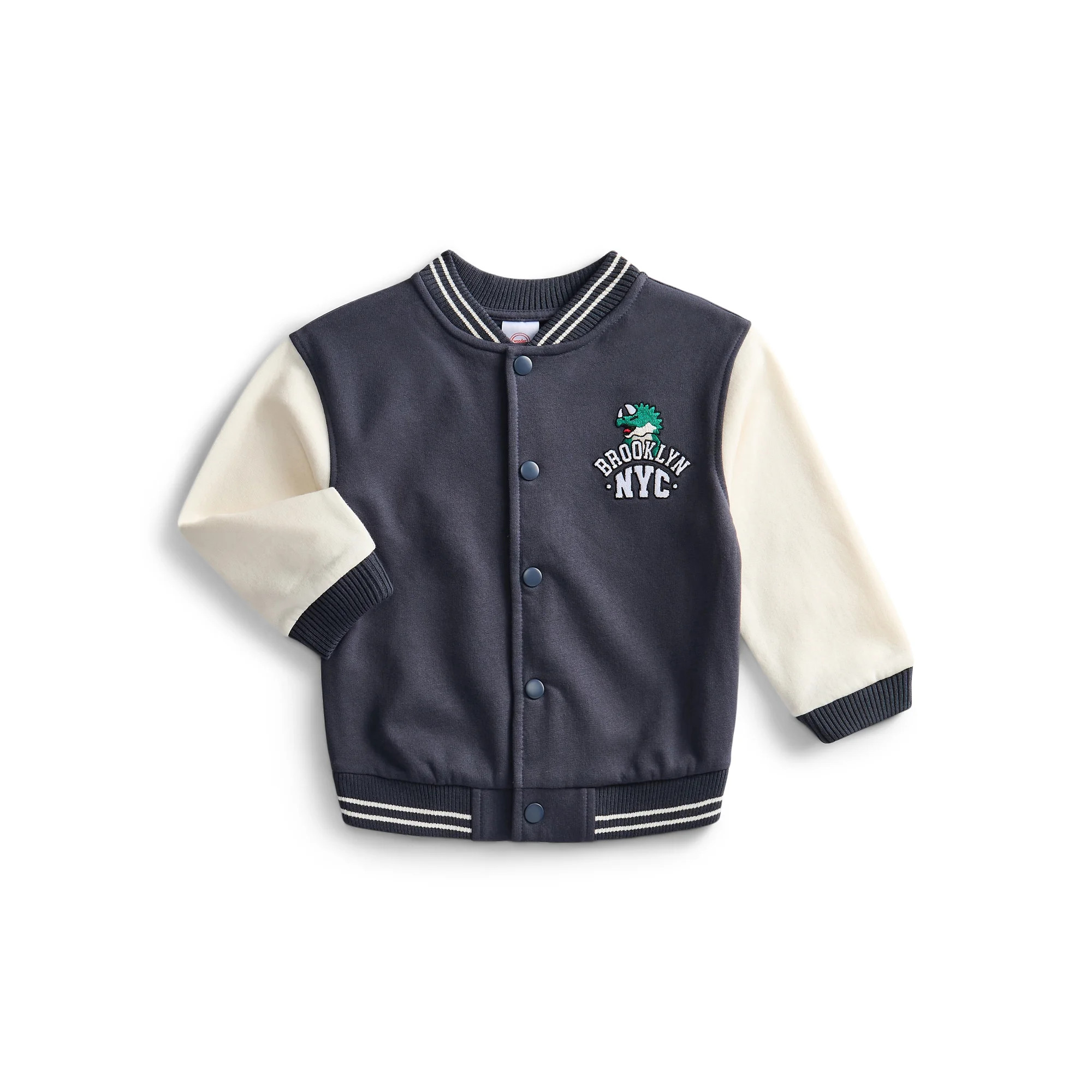 Wonder Nation Toddler Boys Varsity Bomber Jacket, Sizes 12M-5T | Walmart (US)