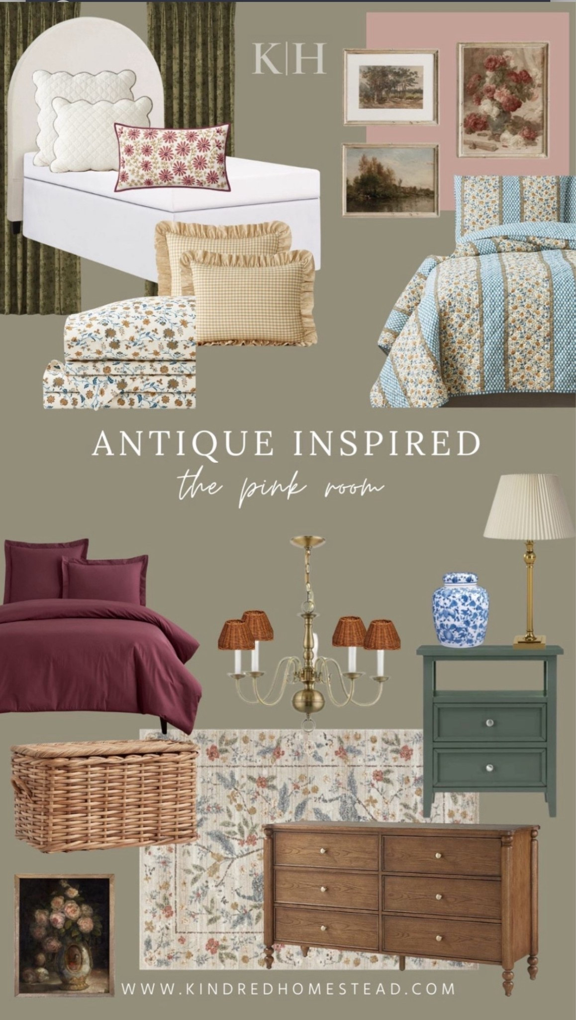 Vintage kids room with classic cottage layers, and timelessly collected decor pieces! 

#LTKKids #LTKHome