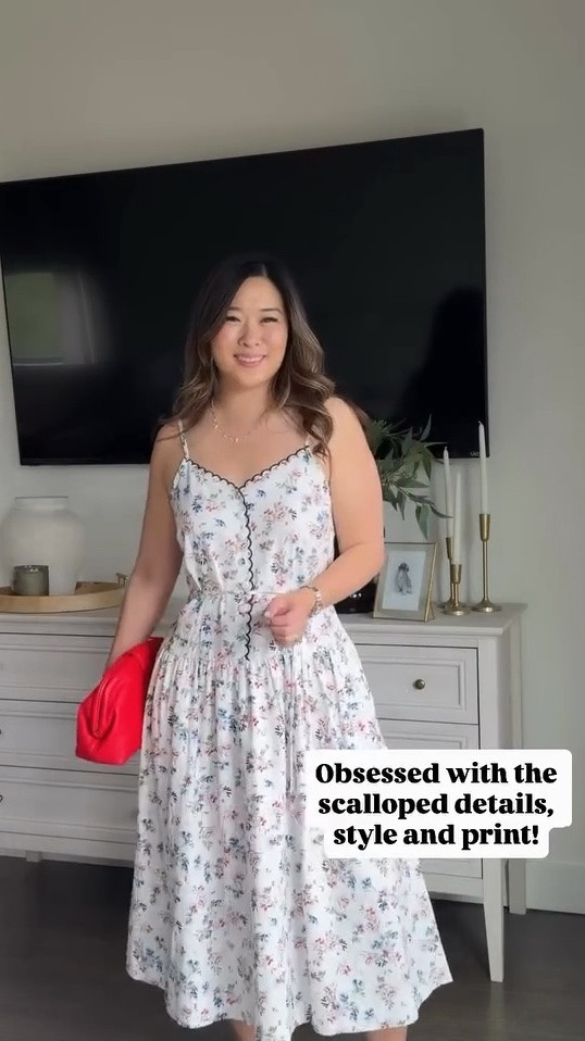 Midi dress, scallops, floral dress, affordable fashion, event dress, spring style, summer summer, trending, tcs

#LTKmomlife #LTKootd #LTKSeasonal