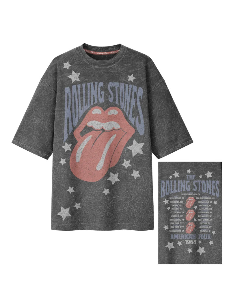 Rolling Stones Women's Oversized Sleep Shirt, Sizes XS-3X | Walmart (US)