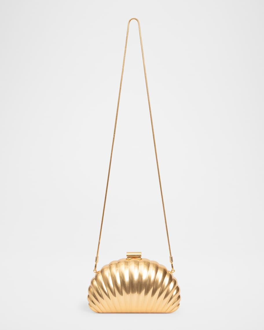 SIMKHAI Monet Shell Clutch Bag | Neiman Marcus