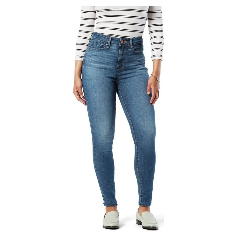 Signature by Levi Strauss & Co. Women's High Rise Skinny Jeans - Walmart.com | Walmart (US)