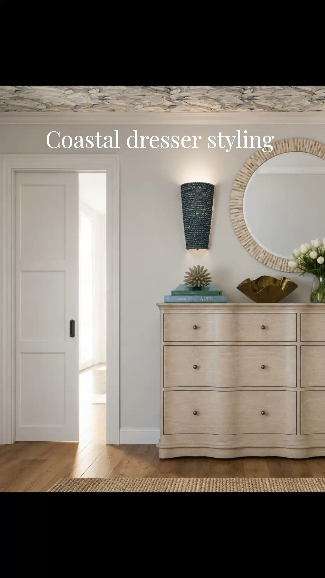 Love this coastal dresser styling with these fun beaded sconces!

#LTKdayinmylife #LTKHome #LTKSaleAlert