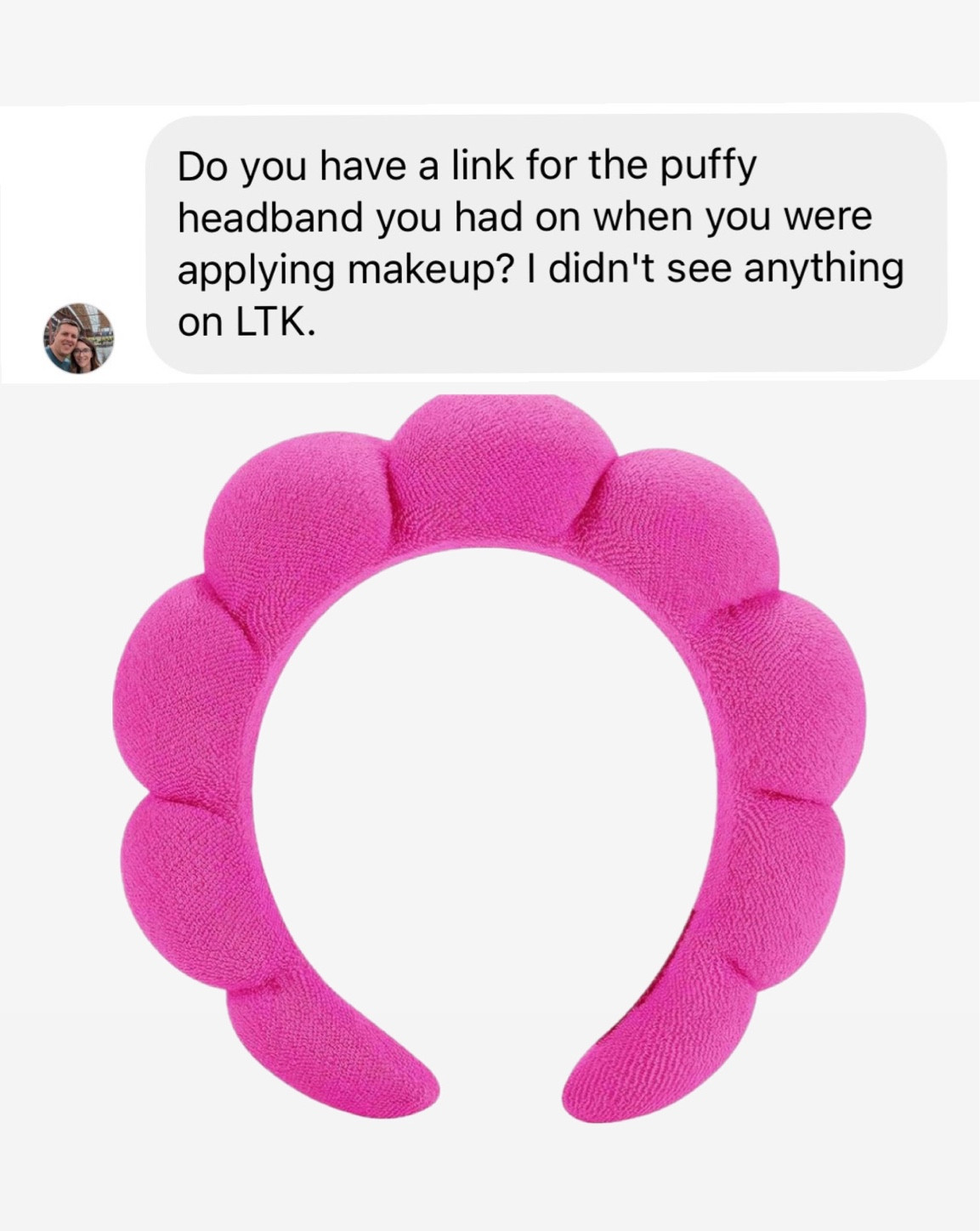 Makeup headband 🫶🏻