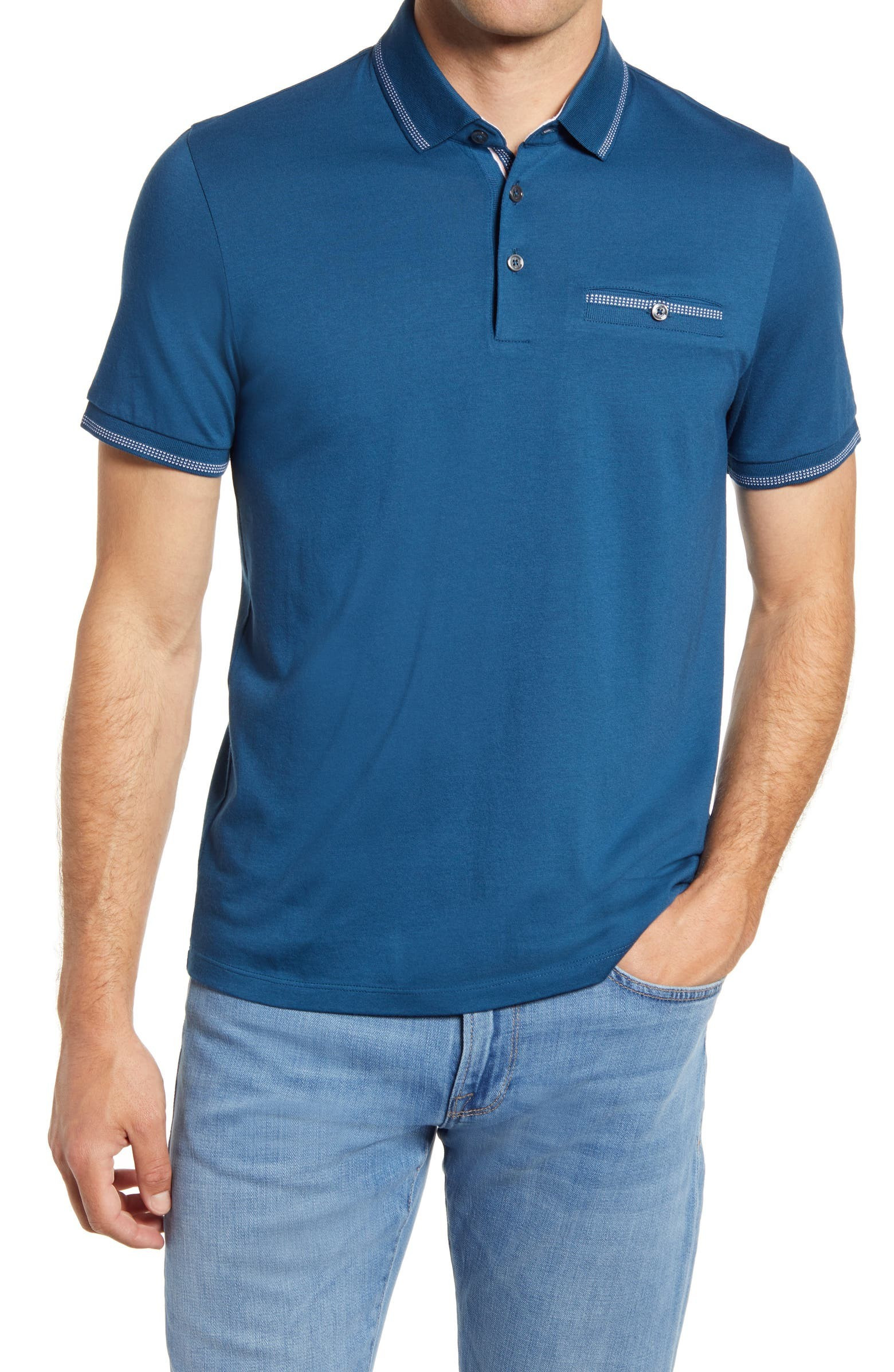 Tortila Slim Fit Tipped Pocket Polo | Nordstrom