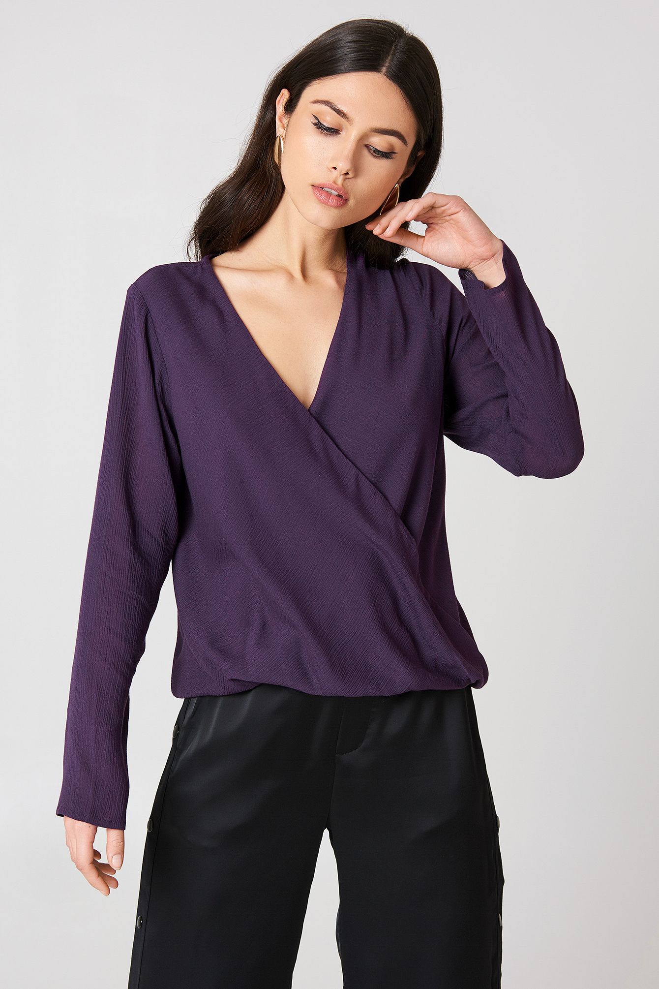 Wrap Front Blouse | NA-KD Global