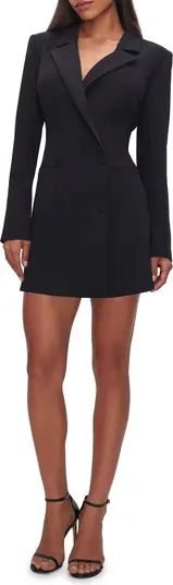 Luxe Suiting Exec Long Sleeve Blazer Minidress | Nordstrom