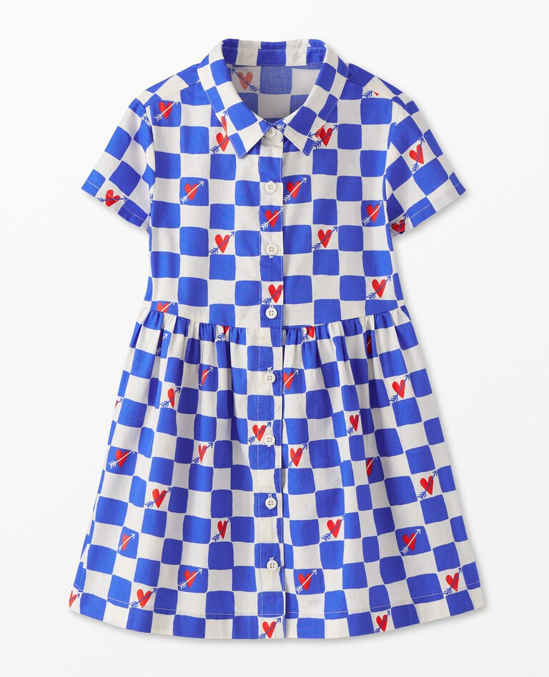 Valentines Woven Shirt Dress | Hanna Andersson