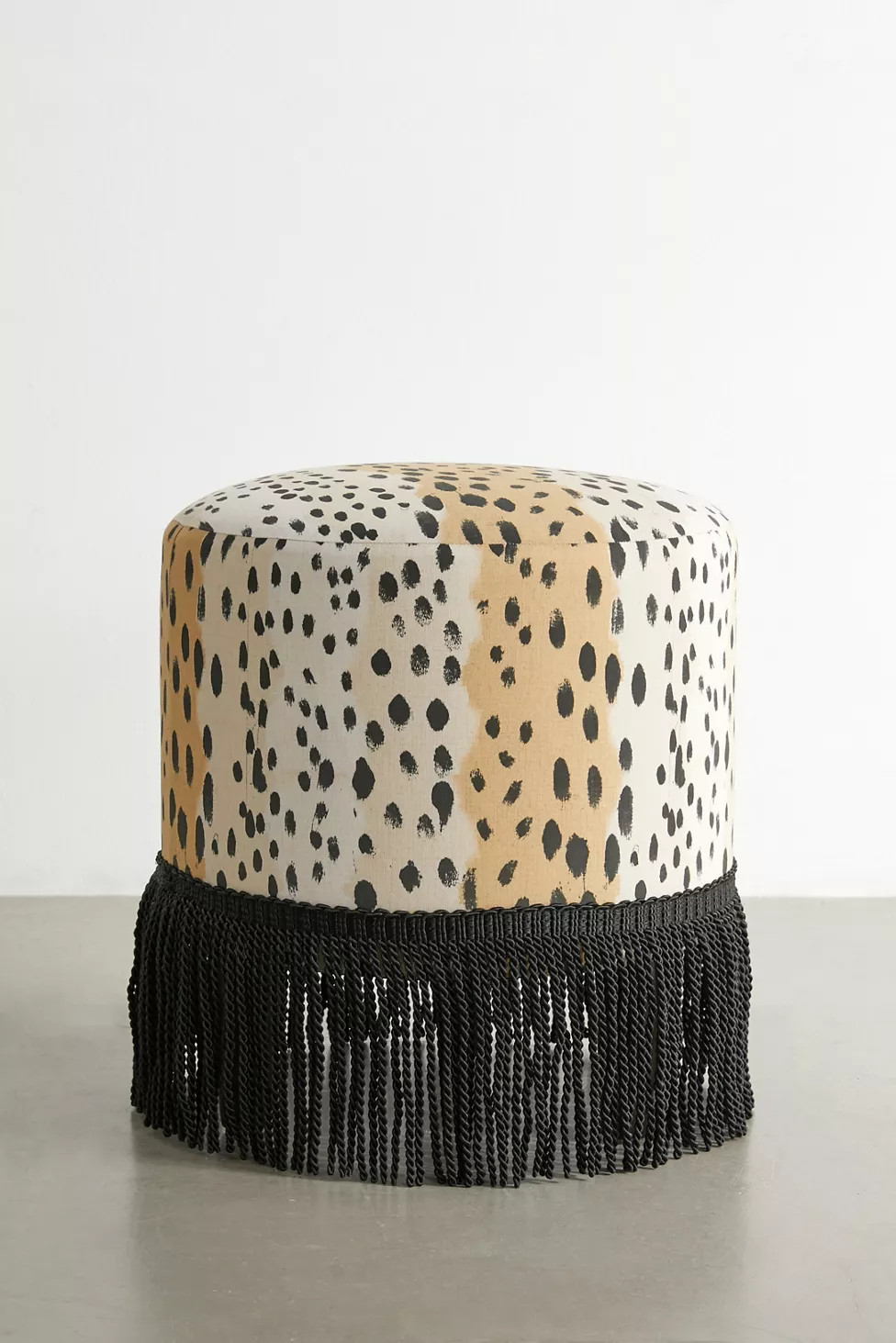 Pierre Fringe Round Stool | Urban Outfitters (US and RoW)