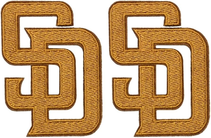 Iron on Patches Sports Teams Letter - Pack of 2 - Decorative for Clothing & Accessories, Ideal fo... | Amazon (US)