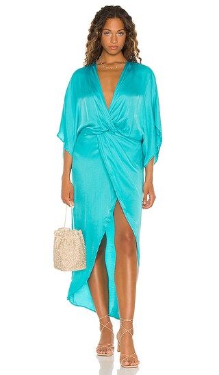 Siren Maxi Dress in Isla Blue | Revolve Clothing (Global)