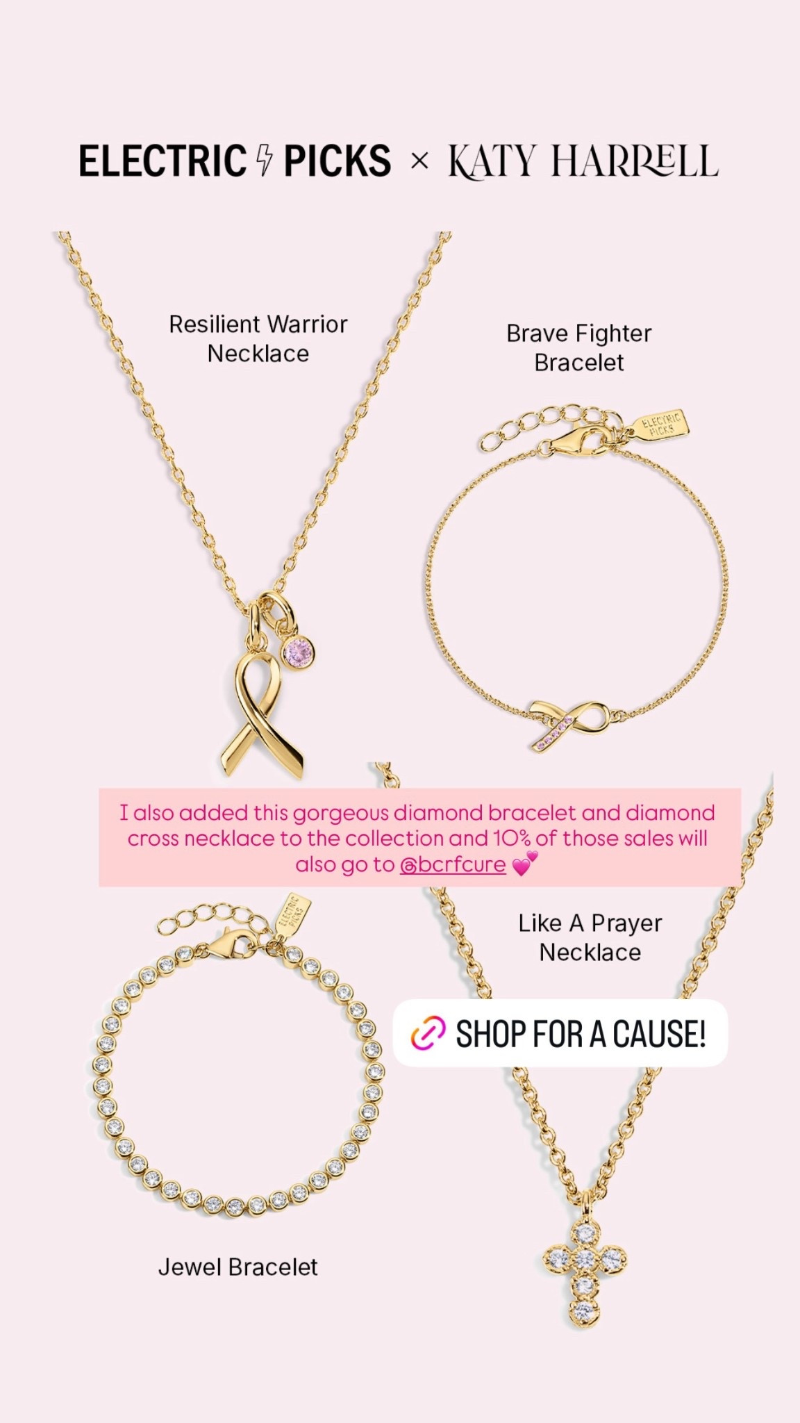 SO BEYOND EXCITED to announce my collaboration with Electric Picks for breast cancer awareness! Incredibly proud of this collection and I hope you find a special piece for yourself or a loved one!

#LTKFindsUnder100