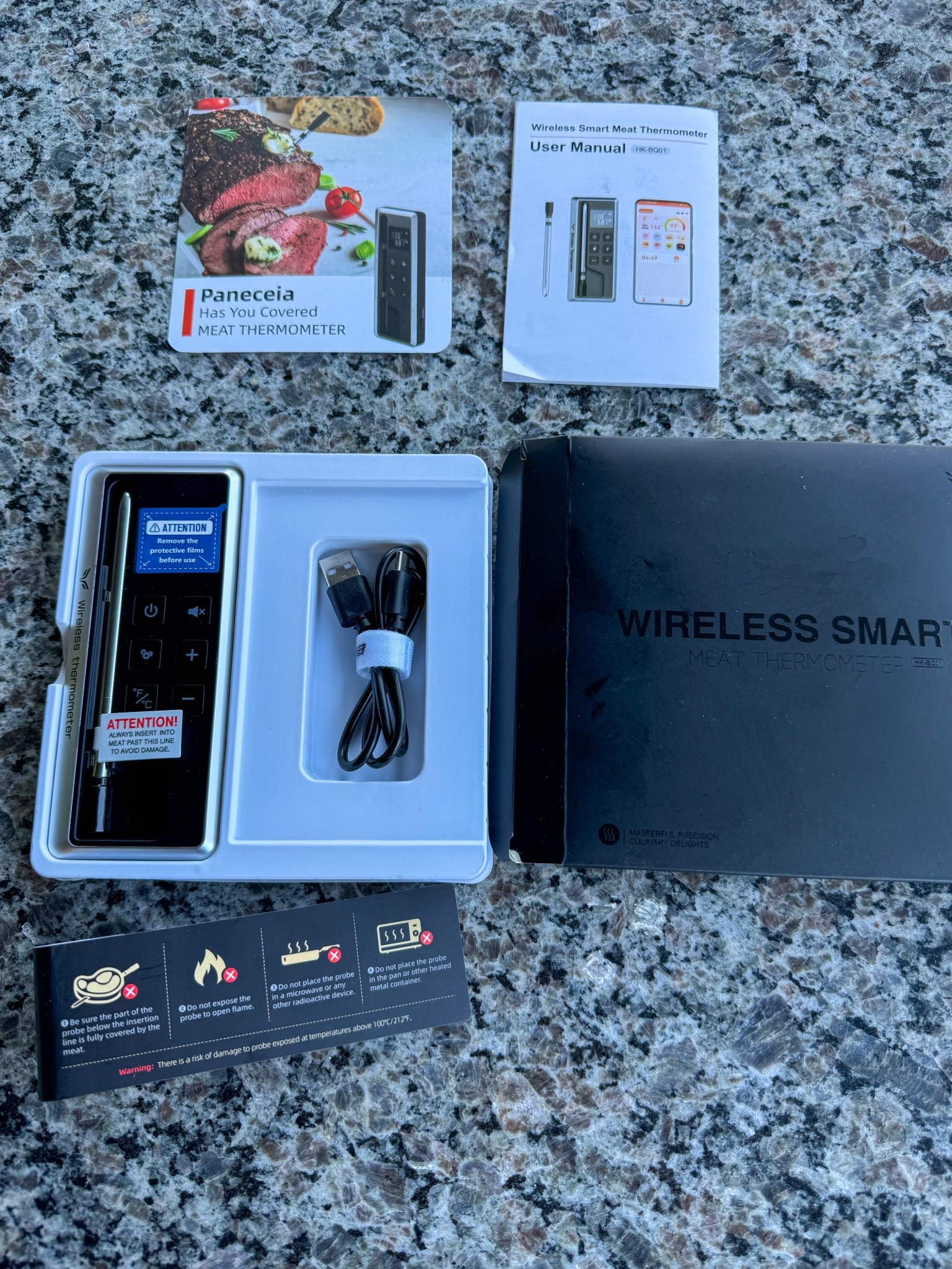 Meater Thermometer, Bluetooth, smart wireless, digital thermometer. #thermometer #digital #bluetooth #wireless 