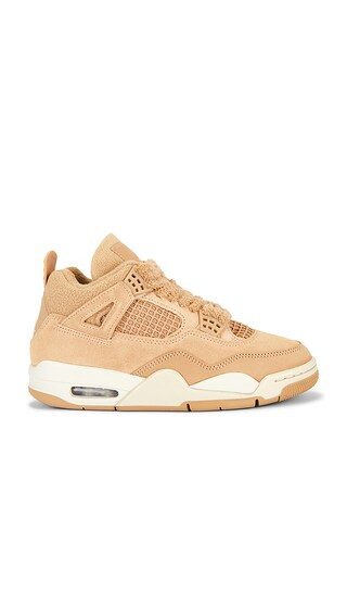 Air Jordan 4 Retro Sneaker in Hemp & Light Orewood Brown | Revolve Clothing (Global)
