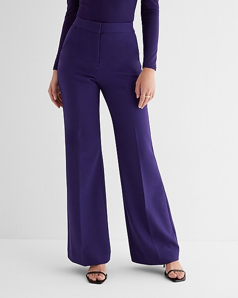 Editor High Waisted Trouser Flare Pant | Express