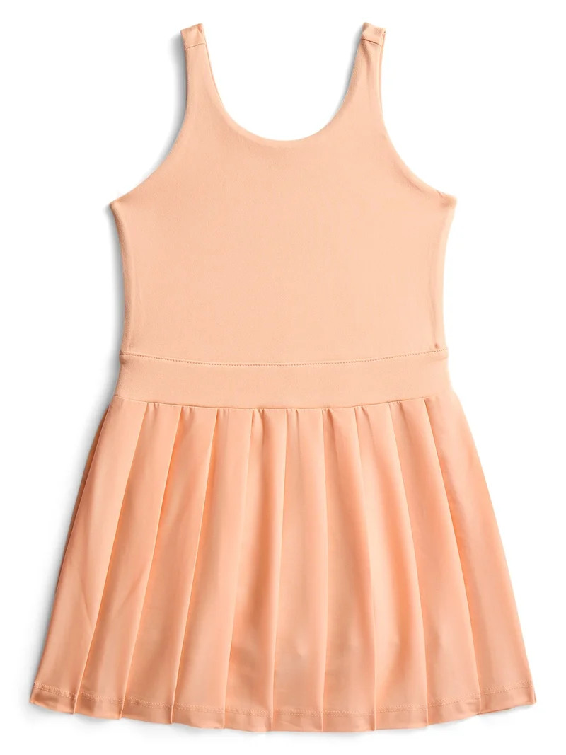 Athletic Works Girls Active Pleated Dress, Sizes 4-18 | Walmart (US)