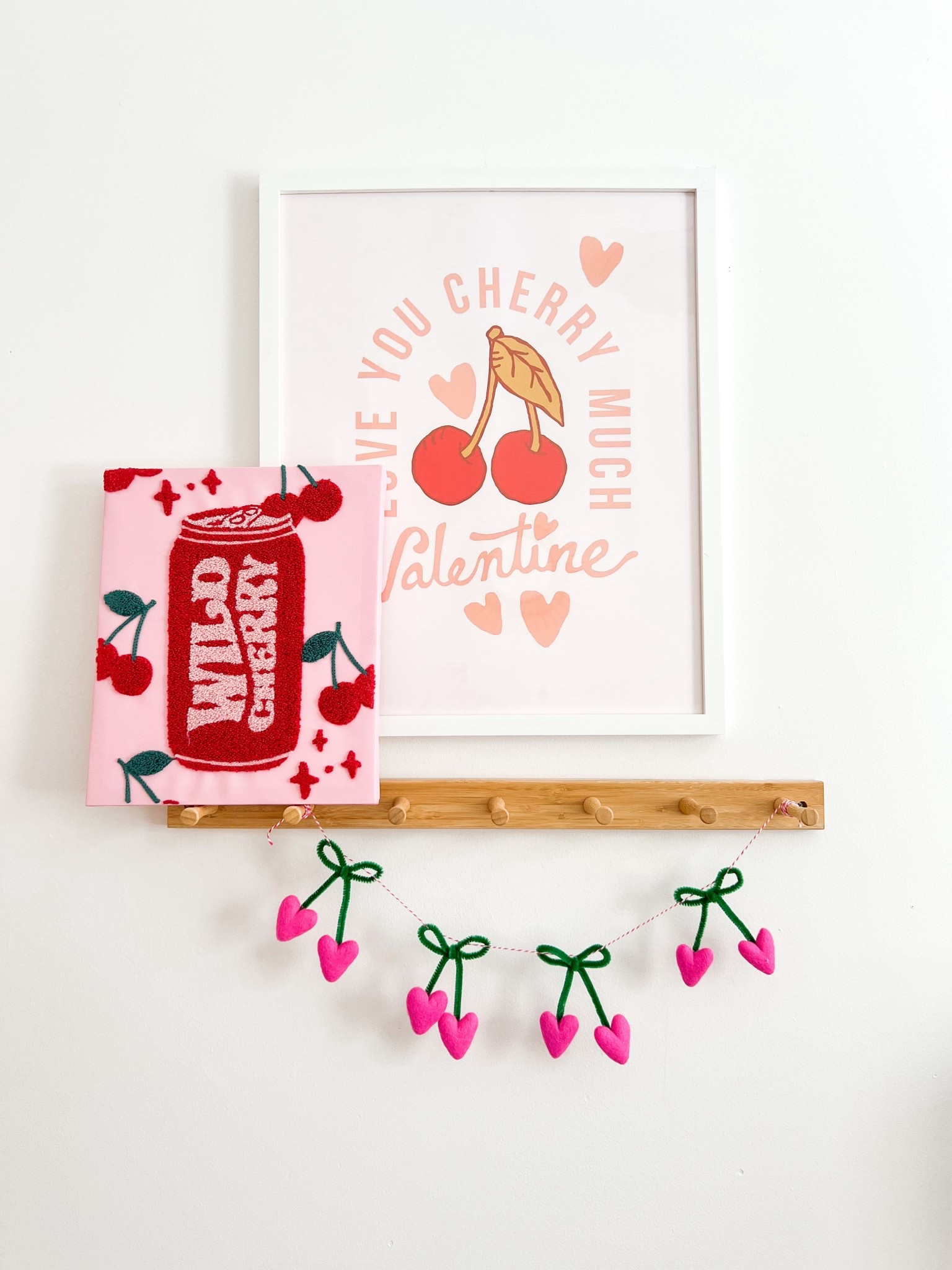 DIY Valentine garland 🍒🎀

#LTKValentine #LTKSeasonal #LTKHome