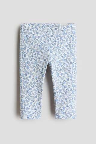 H & M - Printed Cotton Leggings - White | H&M (US + CA)