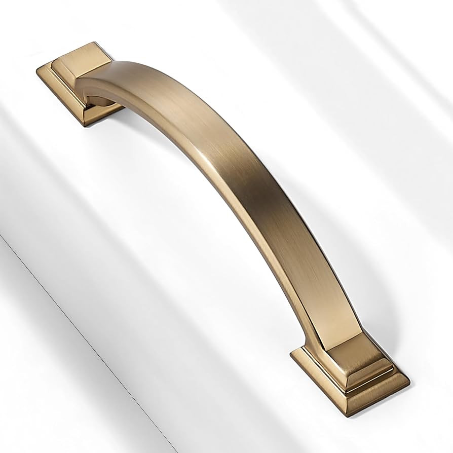 10 Pack 3 Inch Cabinet Pulls Champagne Bronze Kitchen Cabinet Handles Zinc Alloy Drawer Pulls Sol... | Amazon (US)