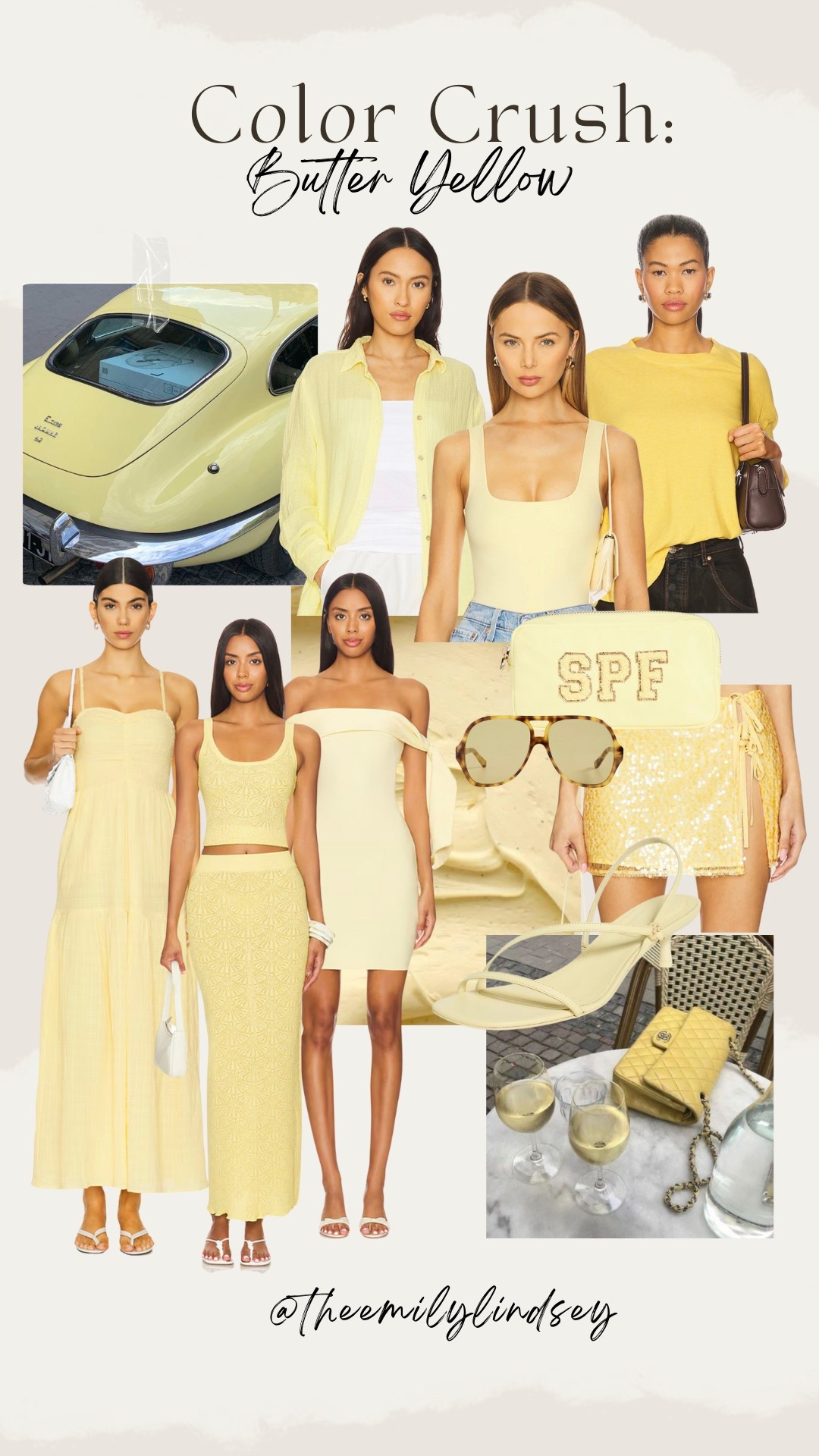 Butter yellow color crush 🧈💛☀️

Summer outfit inspo, theemilylindsey, yellow dress, yellow top, yellow heel sandal. 



#LTKOver40 #LTKTravel #LTKSeasonal