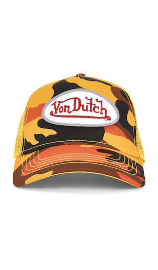 Von Dutch Multi Trucker Hat in Orange. | Revolve Clothing (Global)