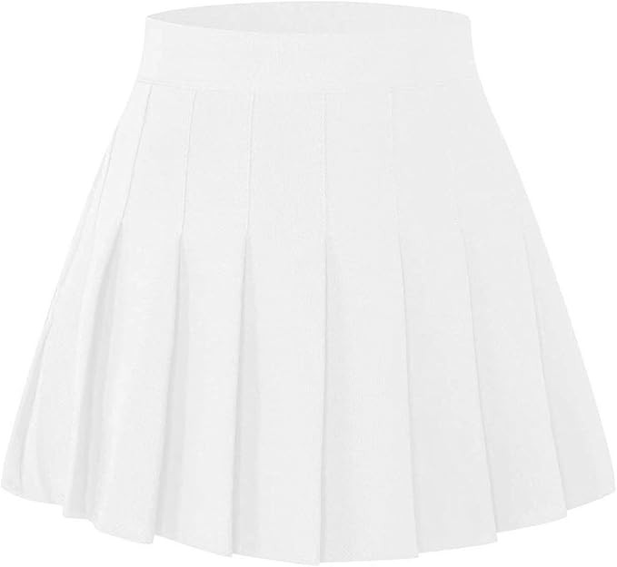 SANGTREE Pleated Skirt with Comfy Stretchy Band for Women & Girls, 2 Years - Adult XXL | Amazon (US)