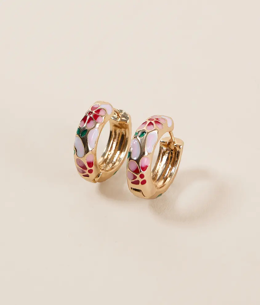 Floral Hoop Earring | Buckle