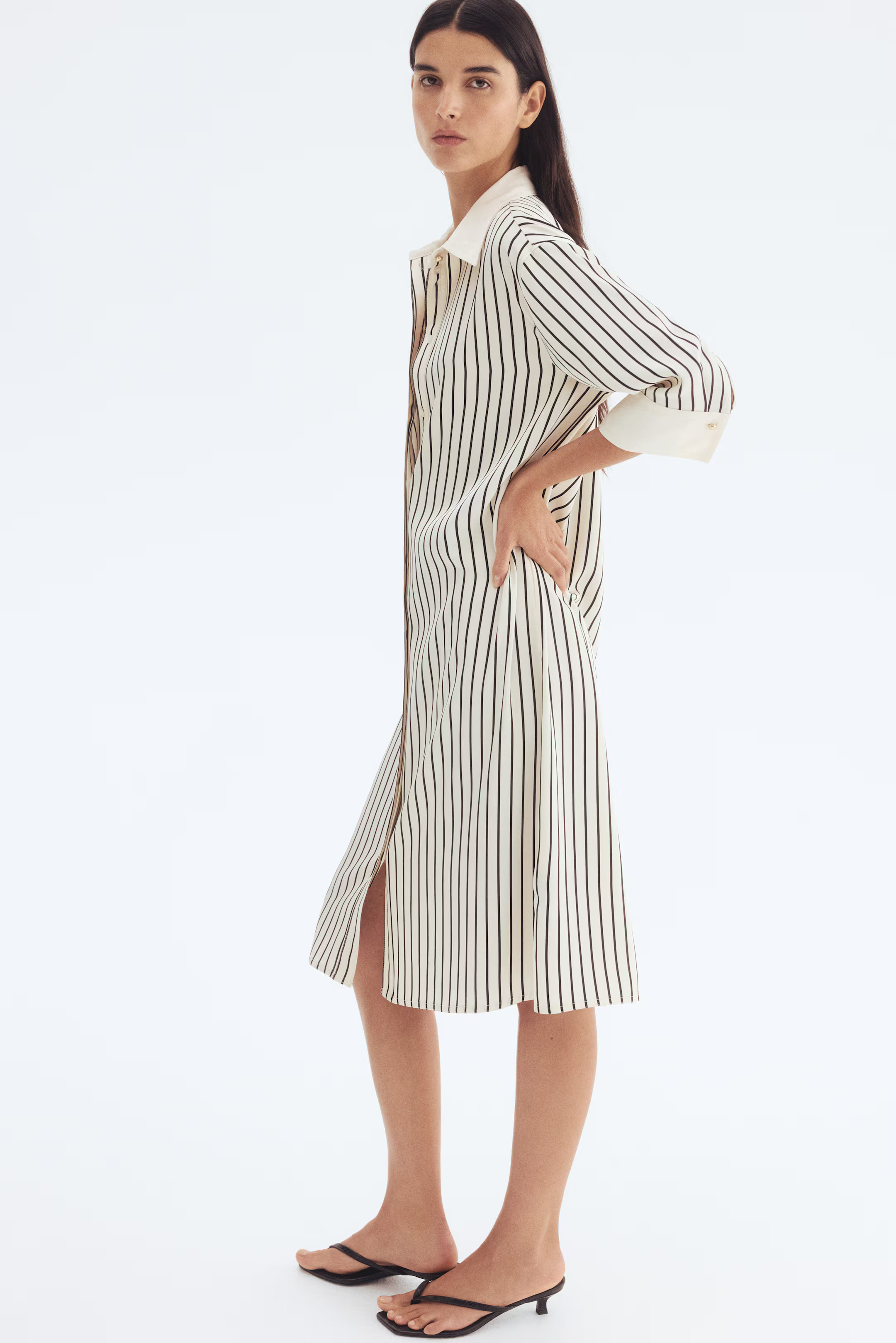 Shirt Dress with Belt | H&M (US + CA)