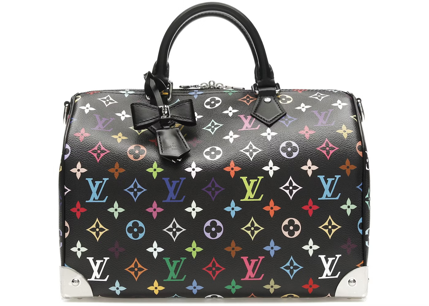 Louis Vuitton x Takashi Murakami Speedy Soft30 Black Multicolored | StockX