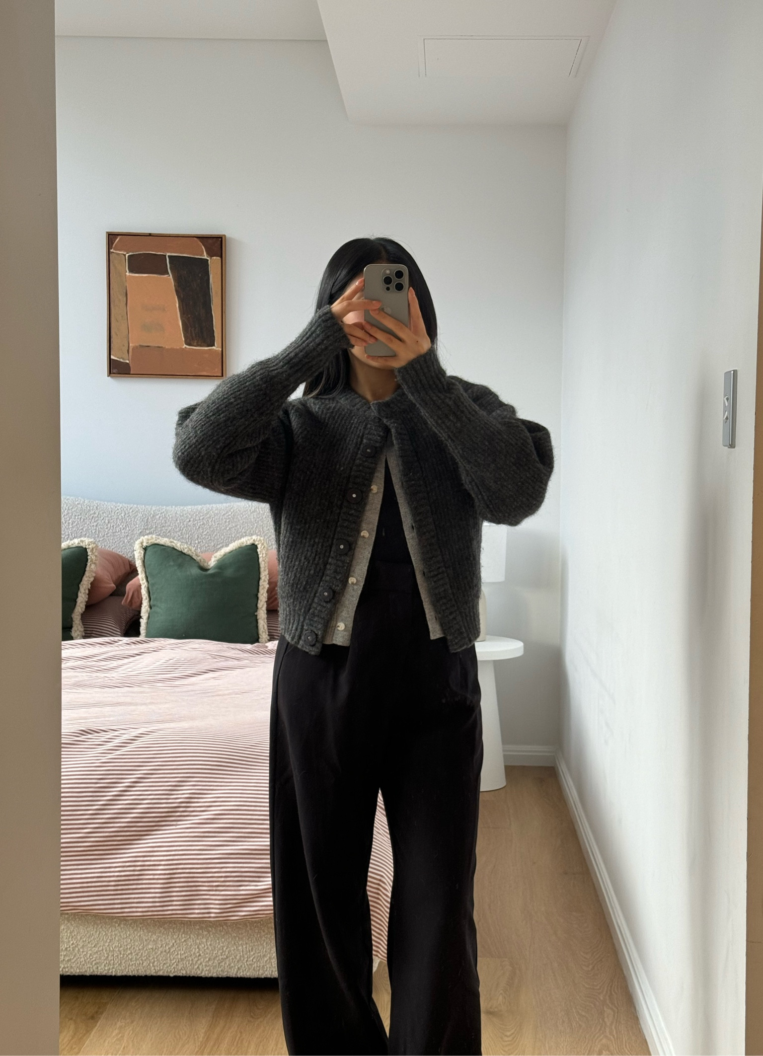 Size XS in both cardigans 

#LTKwinter #LTKworkwear #LTKaustralia