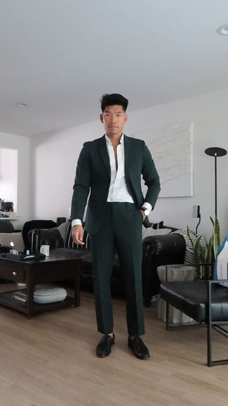 If you haven’t tried a dark green suit yet you are missing out 

#LTKWedding #LTKMens #LTKWorkwear