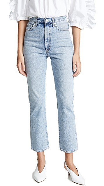 High Rise Kick Pinch Waist Jeans | Shopbop