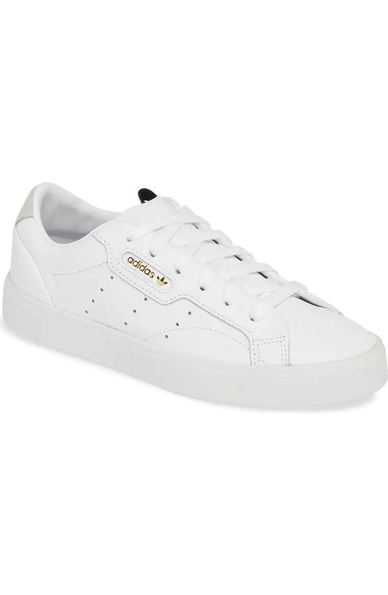 Sleek Leather Sneaker | Nordstrom