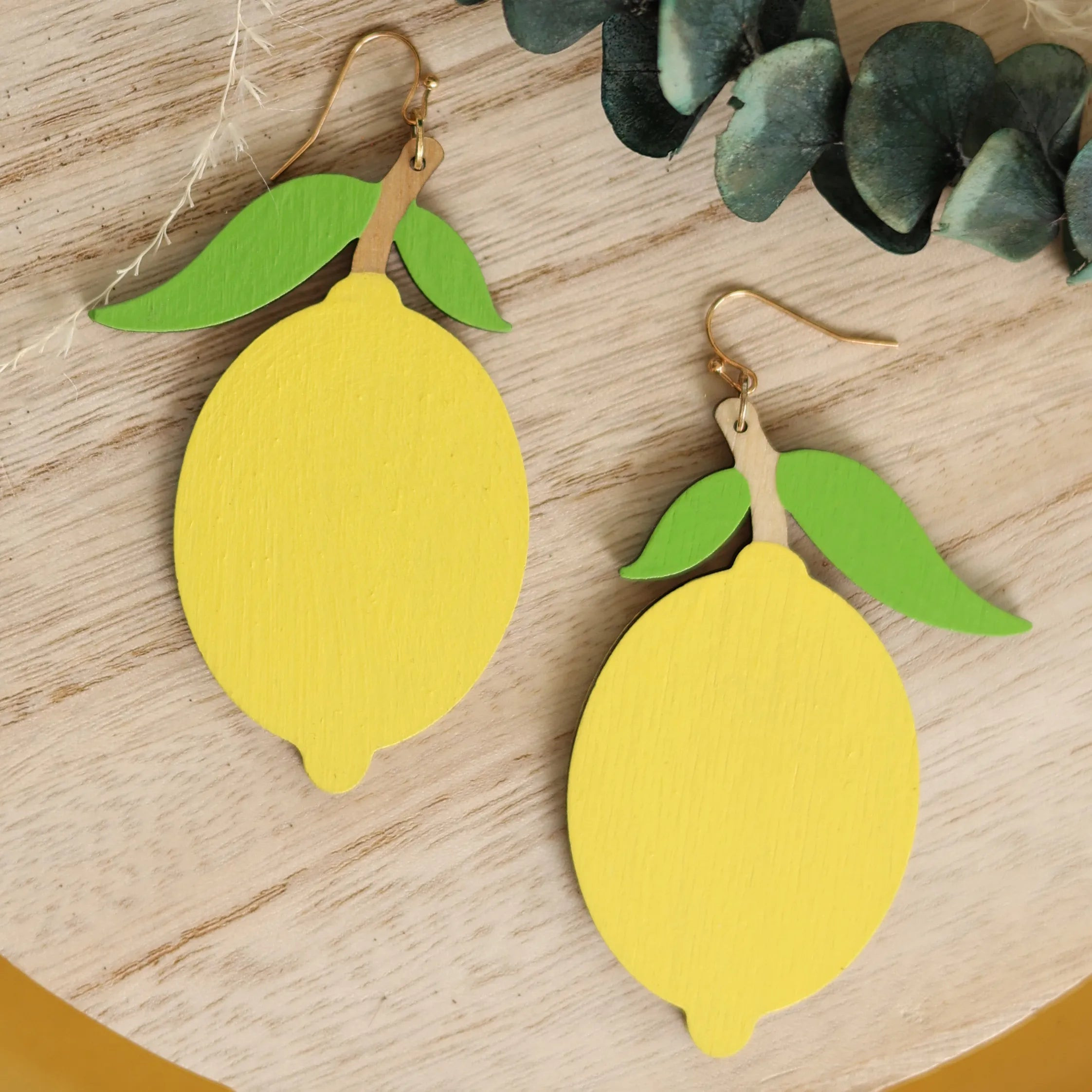 Statement Lemon Earrings | Le Chic Miami