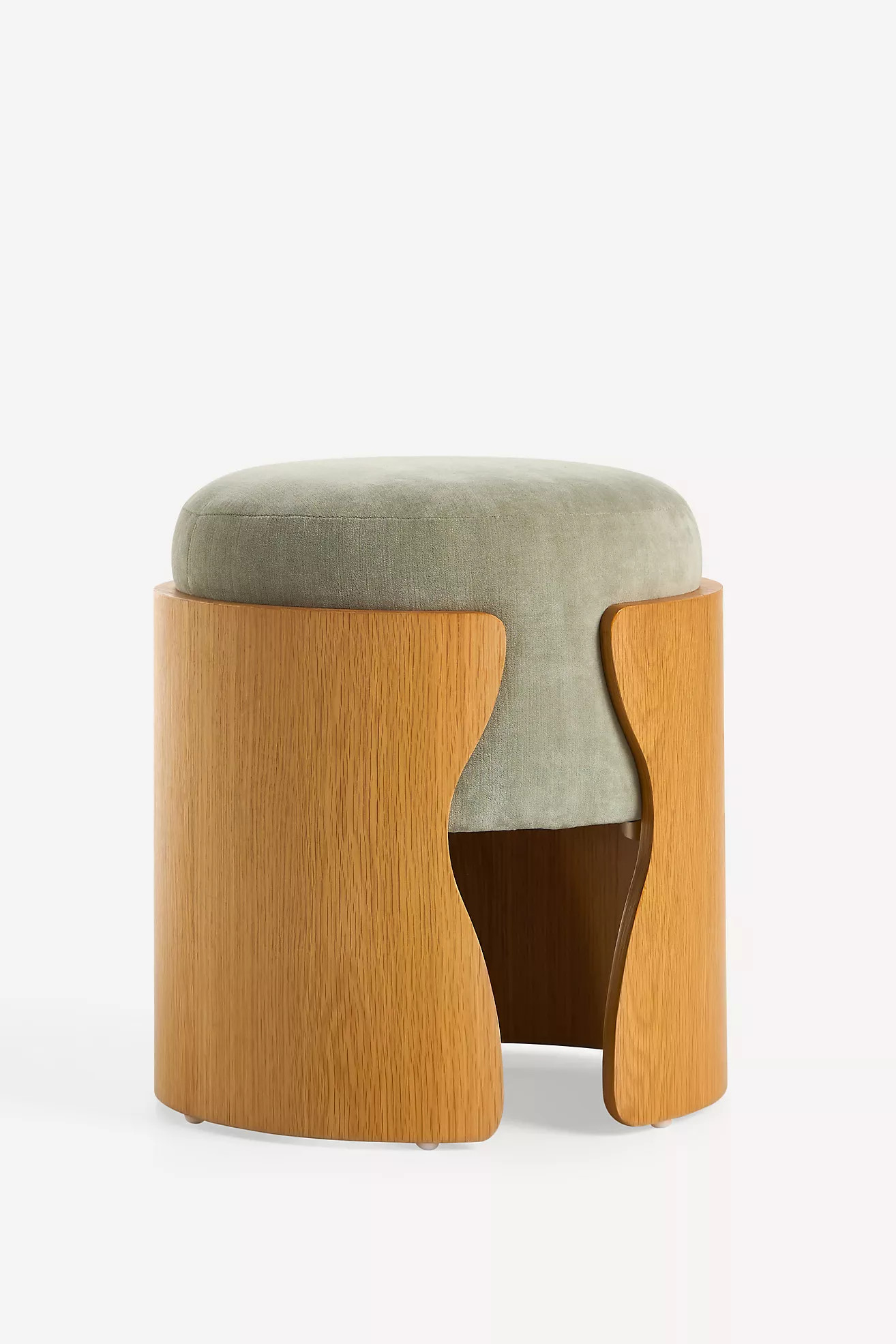 Lusso Velvet Stool | Anthropologie (US)