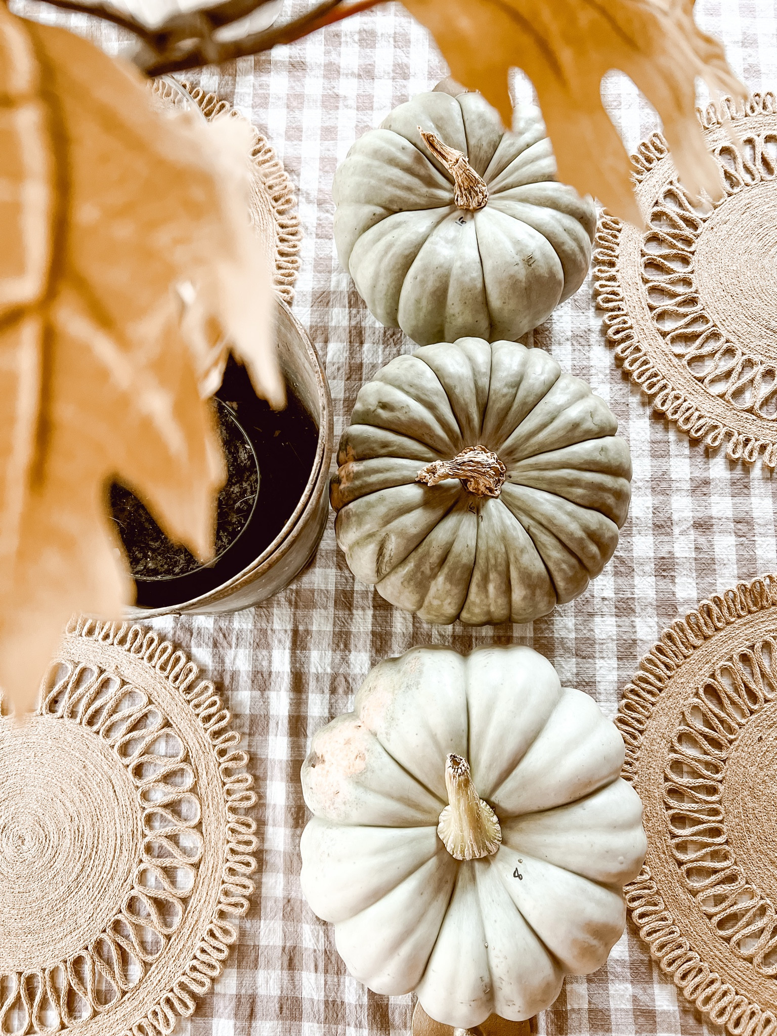 Cozy neutral fall dining table. 

#LTKSeasonal #LTKHoliday #LTKhome
