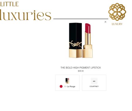 An engravable lipstick is a true treat for the makeup lover. Buy this classic ysl lipstick for someone else or treat yourself 

#LTKHoliday #LTKunder50 #LTKbeauty