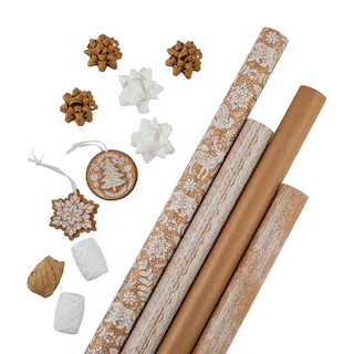 CANVAS Thoughtfully Sourced Collection Christmas Premium Gift Wrap Kit, 16-pc | Canadian Tire