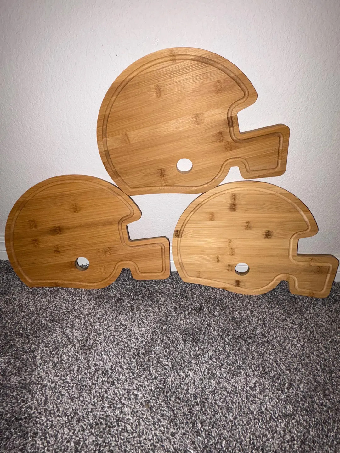 Football Cutting Board W/ Your Teams Logo!!!! - Etsy | Etsy (US)