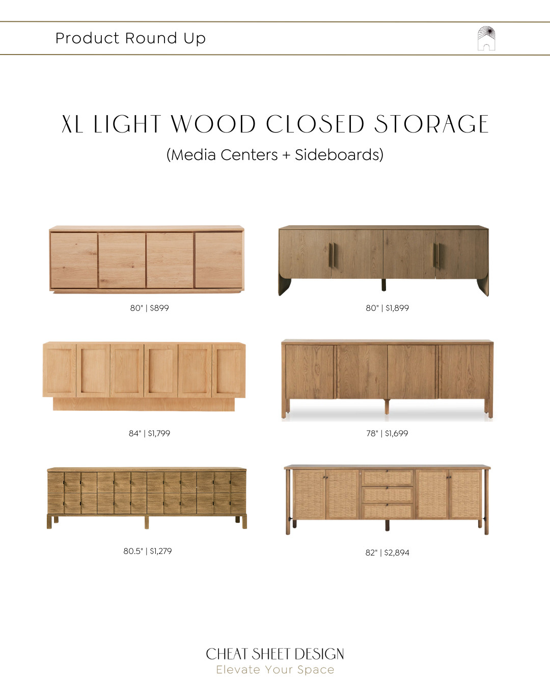 Light-toned wood closed storage solutions: media centers and sideboards. 

 

 #LTKHome #LTKFamily
